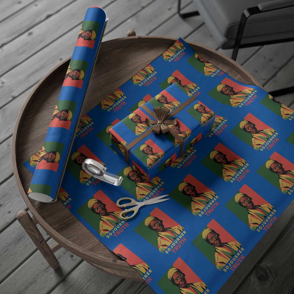 Sojourner Truth Wrapping Paper Roll Black History Month TS14 Blue Print Your Wear
