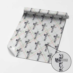 Son Of God Jesus Wrapping Paper Roll Camo Christ Cross Christian 9 John 3 16 TS10 Christmas Plaid Print Your Wear