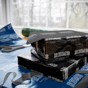 Sonographer Wrapping Paper Roll RDMS Ultrasound Tech Technologist Gift TS10 Black Print Your Wear