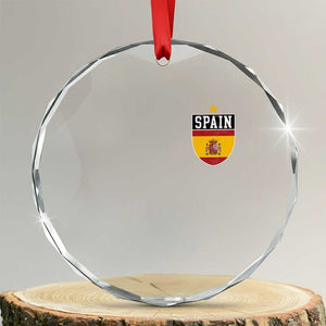 Spain 1st Star Espana Football Crest Crystal Glass Ornament
