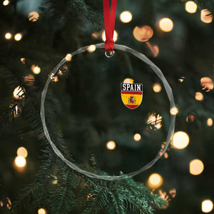 Spain 1st Star Espana Football Crest Crystal Glass Ornament