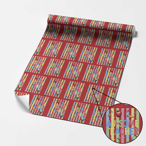Special Ed Teacher Autism Acceptance Wrapping Paper Roll Au Some Teacher