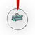 Speedway Slammer 2025 Crystal Glass Ornament Bunker Hill Indiana TS02 Transparent Glass 3'' Circle Print Your Wear
