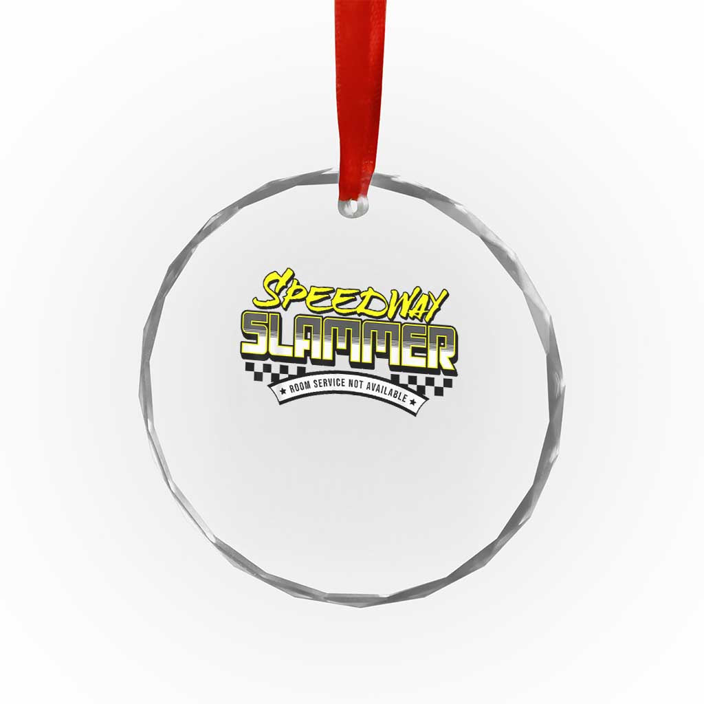 Speedway Slammer Indiana 2025 Crystal Glass Ornament TS02 Print Your Wear