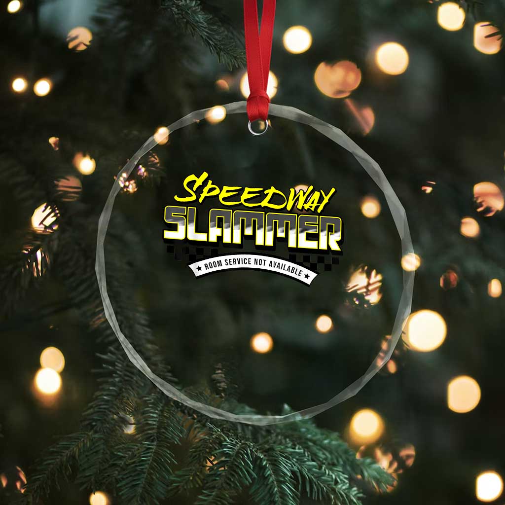 Speedway Slammer Indiana 2025 Crystal Glass Ornament TS02 Print Your Wear