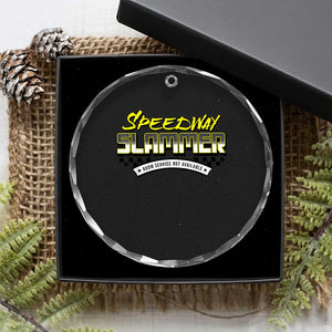 Speedway Slammer Indiana 2025 Crystal Glass Ornament TS02 Print Your Wear