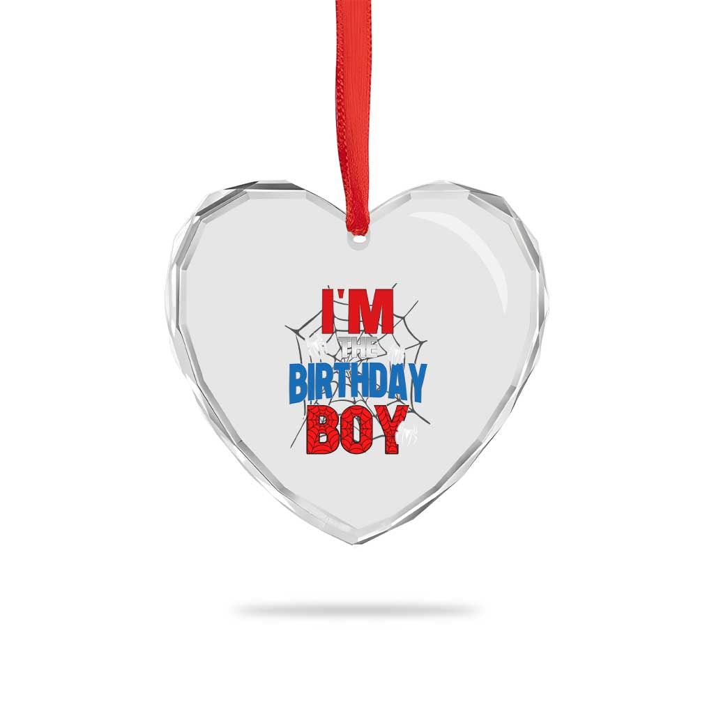 Spider Birthday Boy Heart Crystal Glass Ornament Spiders Lover Bday Party TS02 Print Your Wear