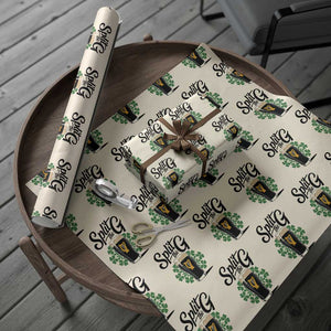 Split the G Funny Irish Drinking Wrapping Paper Roll St. Patrick’s Day Stout Beer Lovers Pub Crawls TS02 Beige Print Your Wear