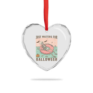 Spooky Summer Skeleton Heart Crystal Glass Ornament Just Waiting For Halloween Summer Pool Party TS02 Print Your Wear