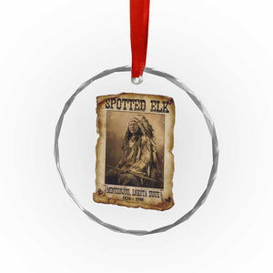 Spotted Elk Crystal Glass Ornament Lakota Sioux Miniconjou Chief Native American History - Print Your Wear