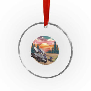 Sprint Car Dirt Track Racing Sunset Motorsports Crystal Glass Ornament TS14 Print Your Wear