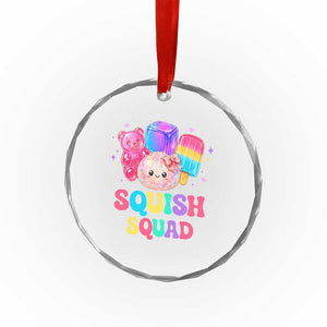 Squish Squad Kawaii Glitter Dumpling and Candy Graphic Crystal Glass Ornament Cute Gummy Bear Popsicle