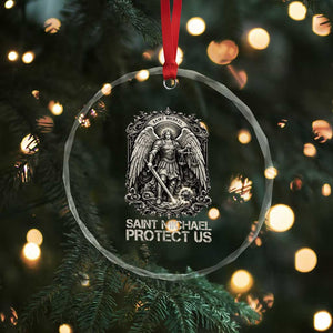St Michael The Archangel Protect Us Crystal Glass Ornament Christian Faith Gift TS12 Print Your Wear