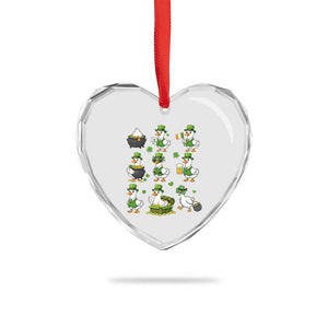 St Patricks Day Goose Crew Irish Celebration Heart Crystal Glass Ornament TS12 Print Your Wear