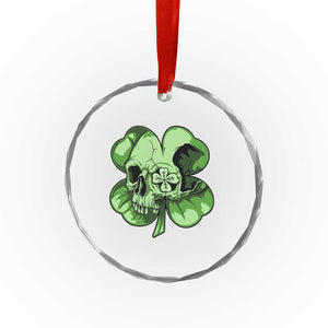 St Patricks Day Lucky Shamrock Skull Gift Crystal Glass Ornament TS12 Print Your Wear
