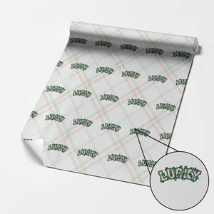 St Patricks Day Lucky Shamrock Wrapping Paper Roll Vintage Minimalist TS02 Christmas Plaid Print Your Wear