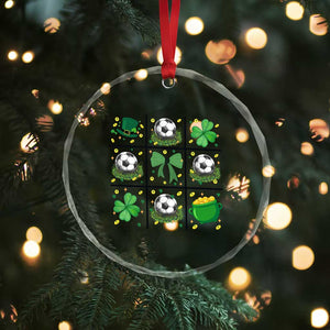 St Patricks Day Soccer Crystal Glass Ornament Irish Pride Gift TS12 Print Your Wear