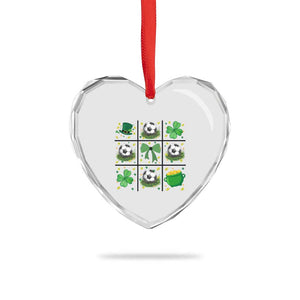 St Patricks Day Soccer Heart Crystal Glass Ornament Irish Pride Gift TS12 Print Your Wear