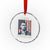 Stand With Charlie Crystal Glass Ornament Patriotic Free Speech We The People American Flag Graphic TS02 Transparent Glass 3'' Circle Print Your Wear