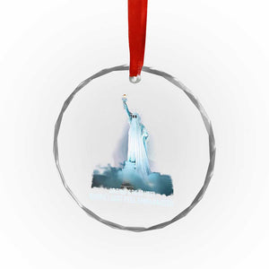 Statue of Liberty Ghost Crystal Glass Ornament Are We Great Yet Cause I Just Feel Embarrased TS02 Print Your Wear