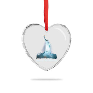 Statue of Liberty Ghost Heart Crystal Glass Ornament Are We Great Yet Cause I Just Feel Embarrased TS02 Print Your Wear