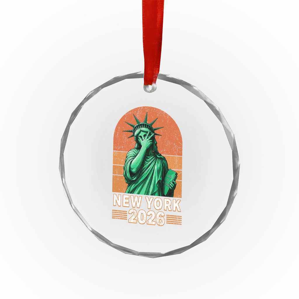 Statue Of Liberty Hoops Crystal Glass Ornament New York Pride 2026 TS12 Print Your Wear