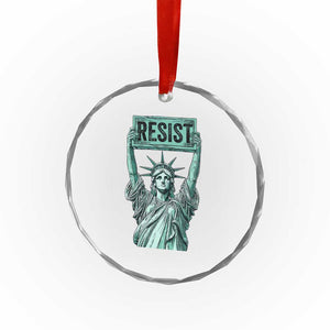 Statue of Liberty Resist Crystal Glass Ornament Retro TS02 Print Your Wear