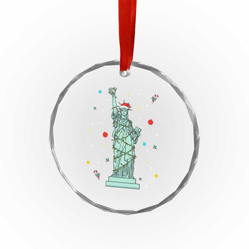 Statue Of Liberty Six Seven Meme Crystal Glass Ornament Gen Alpha 67 Trend Christmas Gift TS12 Print Your Wear