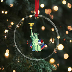 Statue Of Liberty Soccer Cup Crystal Glass Ornament USA Soccer Lover Gift TS12 Print Your Wear