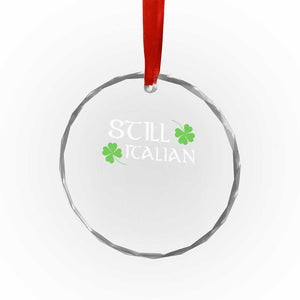 Still Italian St Patricks Day Crystal Glass Ornament Lucky Shamrock TS10 Print Your Wear