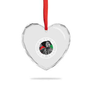 Stokely Carmichael Heart Crystal Glass Ornament A Man Is Born Free Kwame Ture Civil Rights Leader TS11 Print Your Wear