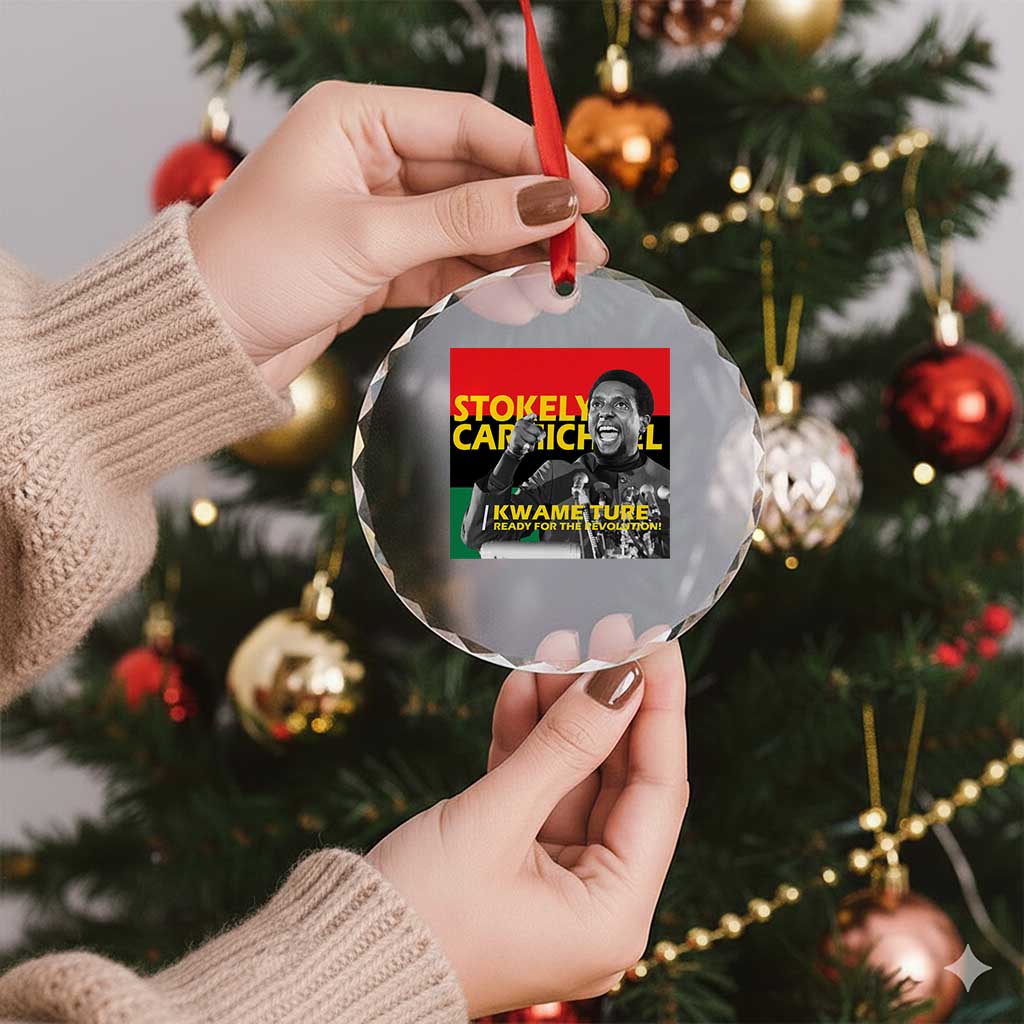 Stokely Carmichael Quote Crystal Glass Ornament Ready For The Revolution Black History Month TS11 Print Your Wear