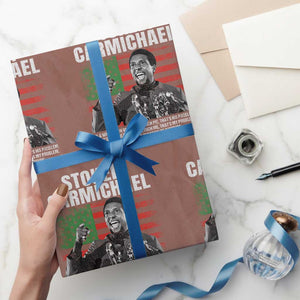 Stokely Carmichael Quote Wrapping Paper Roll Racism Is Not A Question Of Attitude It's A Question Of Power TS11 Mocha Print Your Wear