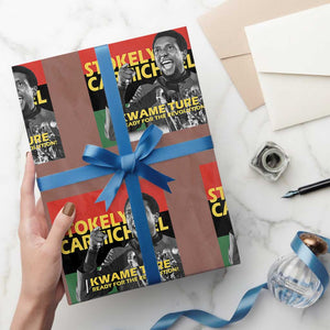 Stokely Carmichael Quote Wrapping Paper Roll Ready For The Revolution Black History Month TS11 Mocha Print Your Wear