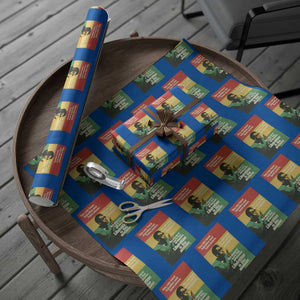 Stokely Carmichael Quote Wrapping Paper Roll You Can Have Injustice And Have Peace And Be Enslaved TS11 Blue Print Your Wear