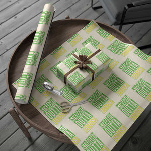 Straight Outta Jamaica Wrapping Paper Roll Cool Jamaican Travel Vacation TS10 Beige Print Your Wear