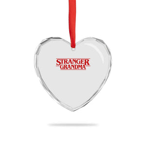 Stranger Grandma Heart Crystal Glass Ornament Funny Grandmother Movie Gift TS11 Print Your Wear