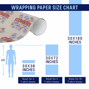 Strawberry Festival Wrapping Paper Roll 1968 A Berry Good Time Summer TS14 Print Your Wear
