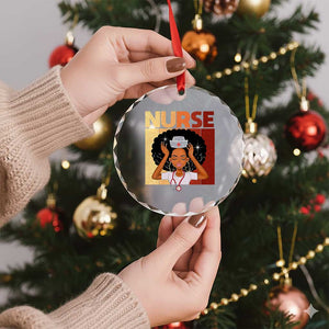 Strong Black Nurse Crystal Glass Ornament Black History Medical Professional Gift TS12 Print Your Wear