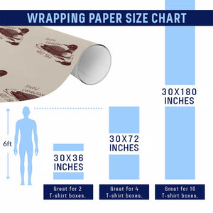 Stupid Canadian Wolf Bird Common Loon Wrapping Paper Roll Funny Absurd Bird Meme Humor TS02 Print Your Wear