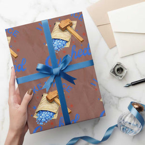 Subtle Abolish ICE Wrapping Paper Roll Funny Vintage I Like My Ice Crushed TS10 Light Blue Print Your Wear