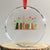 Subtle FDT 8647 Crystal Glass Ornament Foxtrots Deltas Tangos Book Lovers Flower TS02 Transparent Glass 3'' Circle Print Your Wear