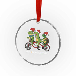 Subtle FDT Christmas Crystal Glass Ornament Frog Dinosaur Turtle Political Satire TS10 Print Your Wear