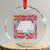 Subtle FDT Crystal Glass Ornament Freedom Democracy Tolerence and Justice For All - Print Your Wear