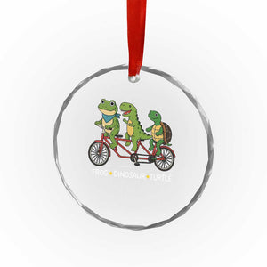 Subtle FDT Crystal Glass Ornament Frog Dinosaur Turtle Political Satire TS10 Print Your Wear