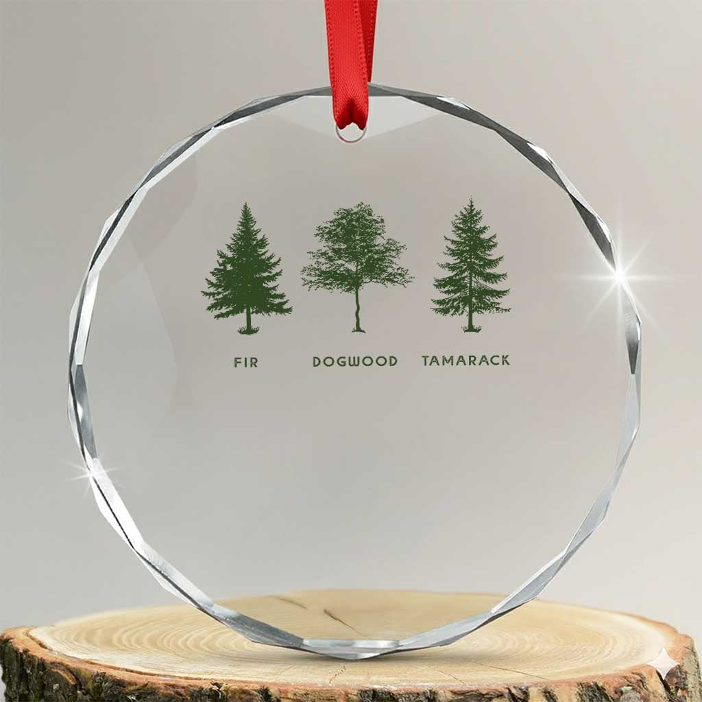 Subtle FDT Crystal Glass Ornament Nature Tee National Park TS10 Transparent Glass 3'' Circle Print Your Wear