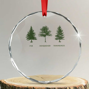Subtle FDT Crystal Glass Ornament Nature Tee National Park TS10 Transparent Glass 3'' Circle Print Your Wear