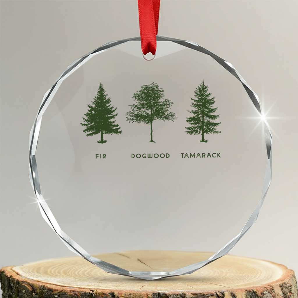 Subtle FDT Crystal Glass Ornament Nature Tee National Park TS10 Transparent Glass 3'' Circle Print Your Wear