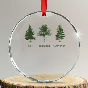 Subtle FDT Crystal Glass Ornament Nature Tee National Park TS10 Transparent Glass 3'' Circle Print Your Wear