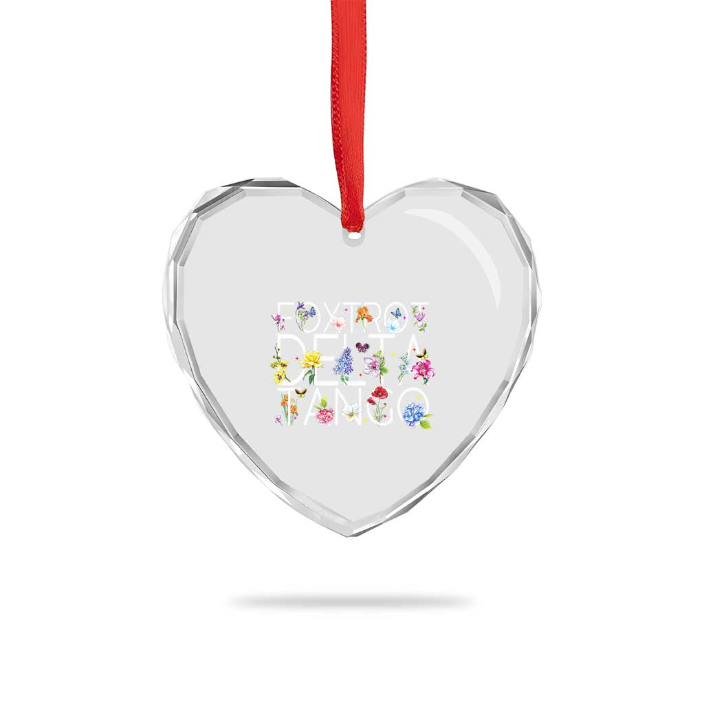 Subtle FDT Floral Heart Crystal Glass Ornament Foxtrot Delta Tango Flower Resist TS10 Print Your Wear